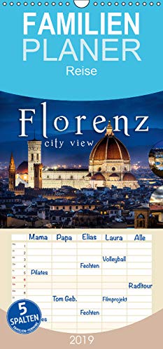 Florenz city view - Familienplaner hoch (Wandkalender 2019 , 21 cm x 45 cm, hoch): Florenz – eine lebhafte Stadt in einzigartigen Fotos festgehalten (Monatskalender, 14 Seiten ) (CALVENDO Orte) Photography