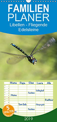 Libellen - Fliegende Edelsteine - Familienplaner hoch (Wandkalender 2019 , 21 cm x 45 cm, hoch): Faszinierende Nah- und Flugaufnahmen von heimischen ... (Monatskalender, 14 Seiten ) (CALVENDO Tiere) Living & Furnishing