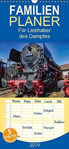 Für Liebhaber des Dampfes, Dampflocks - Familienplaner hoch (Wandkalender 2019 , 21 cm x 45 cm, hoch): Dampfloks unter Dampf und im Museum (Monatskalender, 14 Seiten ) (CALVENDO Technologie) Leisure, Home & Garden