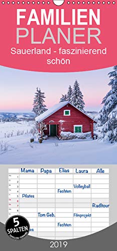 Sauerland - faszinierend schön - Familienplaner hoch (Wandkalender 2019 , 21 cm x 45 cm, hoch): Das Sauerland - eine Region mit faszinierend schöner Natur (Monatskalender, 14 Seiten ) (CALVENDO Natur) Film, Art & Culture