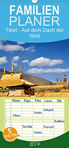 Tibet - Auf dem Dach der Welt - Familienplaner hoch (Wandkalender 2019 , 21 cm x 45 cm, hoch): Faszination eines fast vergessenen Landes (Monatskalender, 14 Seiten ) (CALVENDO Orte) Photography