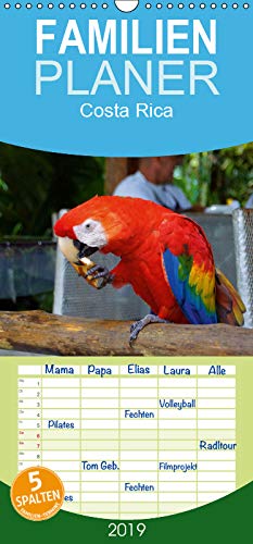 Costa Rica - Familienplaner hoch (Wandkalender 2019 , 21 cm x 45 cm, hoch): Unbeschreibliche Landschaften von Costa Rica. (Monatskalender, 14 Seiten ) (CALVENDO Natur) Leisure, Home & Garden