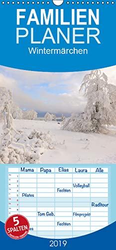 Wintermärchen - Familienplaner hoch (Wandkalender 2019 , 21 cm x 45 cm, hoch): Winterzauber. Die Suche nach dem wunderbaren Licht. (Monatskalender, 14 Seiten ) (CALVENDO Natur) Photography