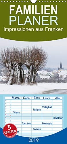 Impressionen aus Franken - Familienplaner hoch (Wandkalender 2019 , 21 cm x 45 cm, hoch): Ein Streifzug vom Fichtelgebirge über die Fränkische Schweiz ... (Monatskalender, 14 Seiten ) (CALVENDO Orte) Photography
