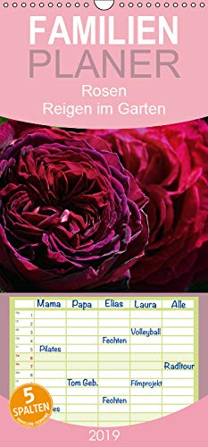 Rosen Reigen im Garten - Familienplaner hoch (Wandkalender 2019 , 21 cm x 45 cm, hoch): Zauberhafte Rosen Portraits (Monatskalender, 14 Seiten ) (CALVENDO Natur) Leisure, Home & Garden