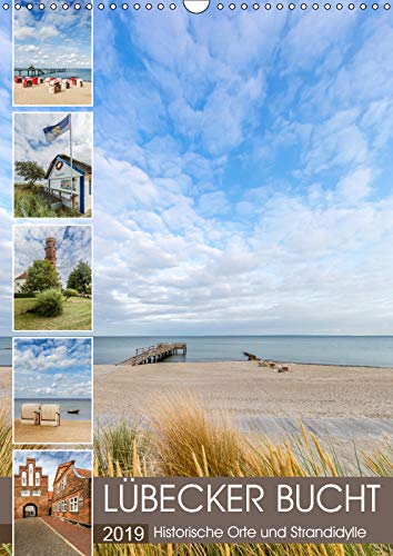 LÜBECKER BUCHT Historische Orte und Strandidylle (Wandkalender 2019 DIN A3 hoch): Impressionen von Travemünde bis Rettin (Monatskalender, 14 Seiten ) (CALVENDO Orte) Leisure, Home & Garden