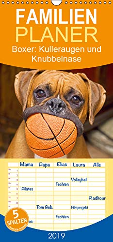 Boxer: Kulleraugen und Knubbelnase - Familienplaner hoch (Wandkalender 2019 , 21 cm x 45 cm, hoch): Boxer: Dieser Hund ist ein charakterstarker Begleiter (Monatskalender, 14 Seiten ) (CALVENDO Tiere) Natural Sciences