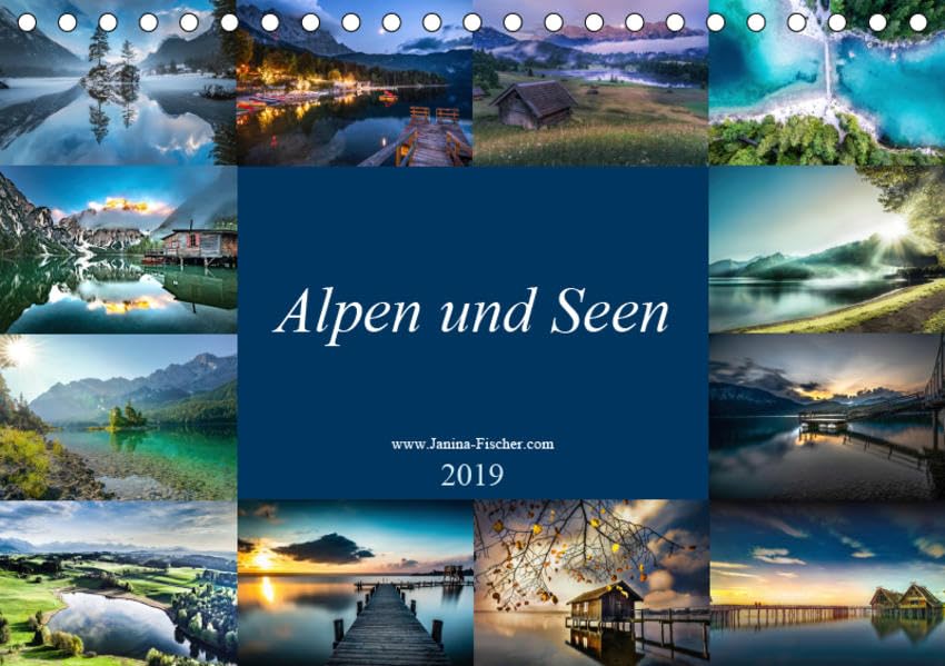 Alpen und Seen (Tischkalender 2019 DIN A5 quer): Landschaftsfotografie mit höchsten Ansprüchen (Monatskalender, 14 Seiten ) (CALVENDO Natur) Leisure, Home & Garden
