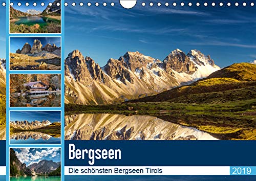Tiroler Bergseen (Wandkalender 2019 DIN A4 quer): Die schönsten Bergseen aus Nord- und Südtirol (Monatskalender, 14 Seiten ) (CALVENDO Natur) Calendars