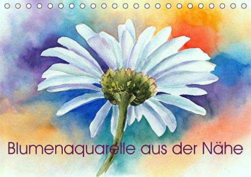 Blumenaquarelle aus der Nähe (Tischkalender 2019 DIN A5 quer): Handgemalte Aquarelle von Blumenmotiven aus der Nähe (Monatskalender, 14 Seiten ) (CALVENDO Kunst) Leisure, Home & Garden