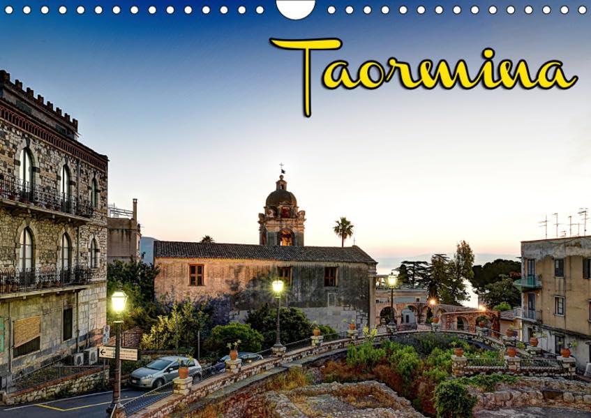 Taormina zur blauen Stunde (Wandkalender 2019 DIN A4 quer): Taormina zur blauen Stunde (Monatskalender, 14 Seiten ) (CALVENDO Orte) Leisure, Home & Garden