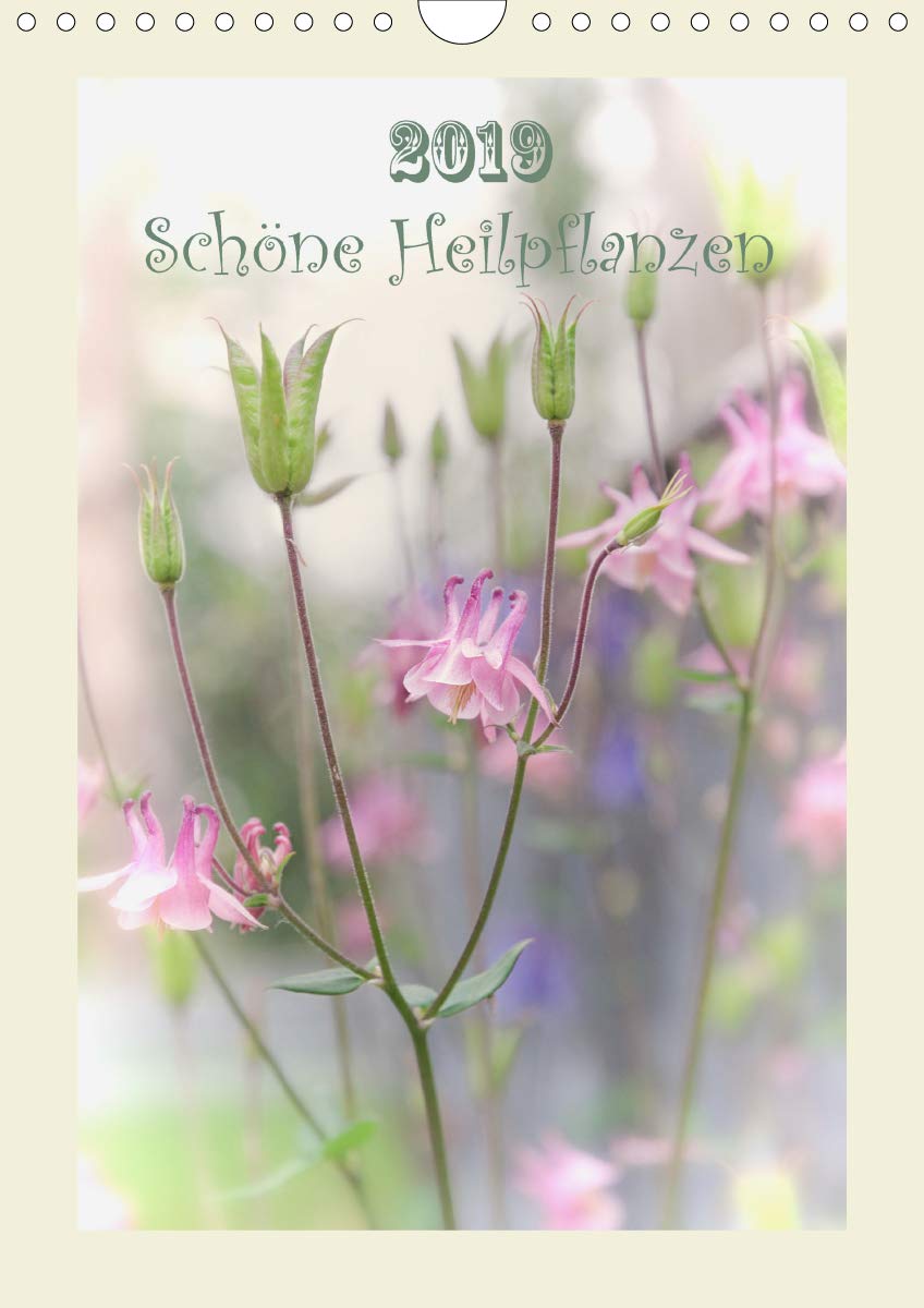 Schöne Heilpflanzen (Wandkalender 2019 DIN A4 hoch): Die schönsten Menschenfreunde - auf ein Blick. (Monatskalender, 14 Seiten ) (CALVENDO Natur) Leisure, Home & Garden