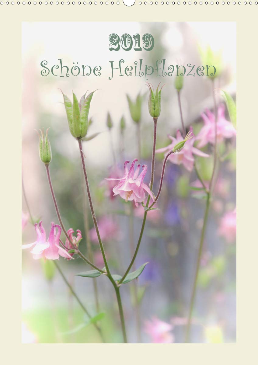Schöne Heilpflanzen (Wandkalender 2019 DIN A2 hoch): Die schönsten Menschenfreunde - auf ein Blick. (Monatskalender, 14 Seiten ) (CALVENDO Natur) Leisure, Home & Garden