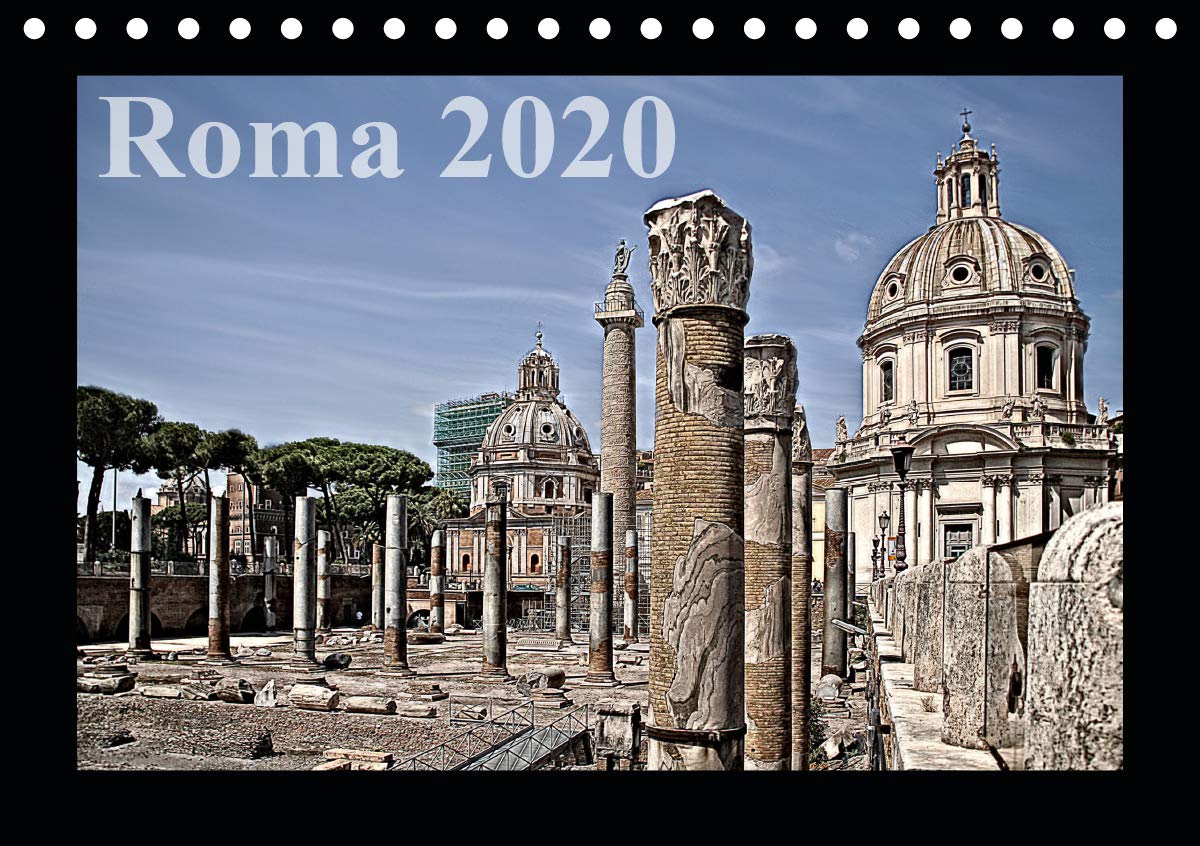 Roma (Tischkalender 2020 DIN A5 quer): Historische Stätten der italienischen Hauptstadt Rom (Monatskalender, 14 Seiten ) (CALVENDO Orte) Leisure, Home & Garden