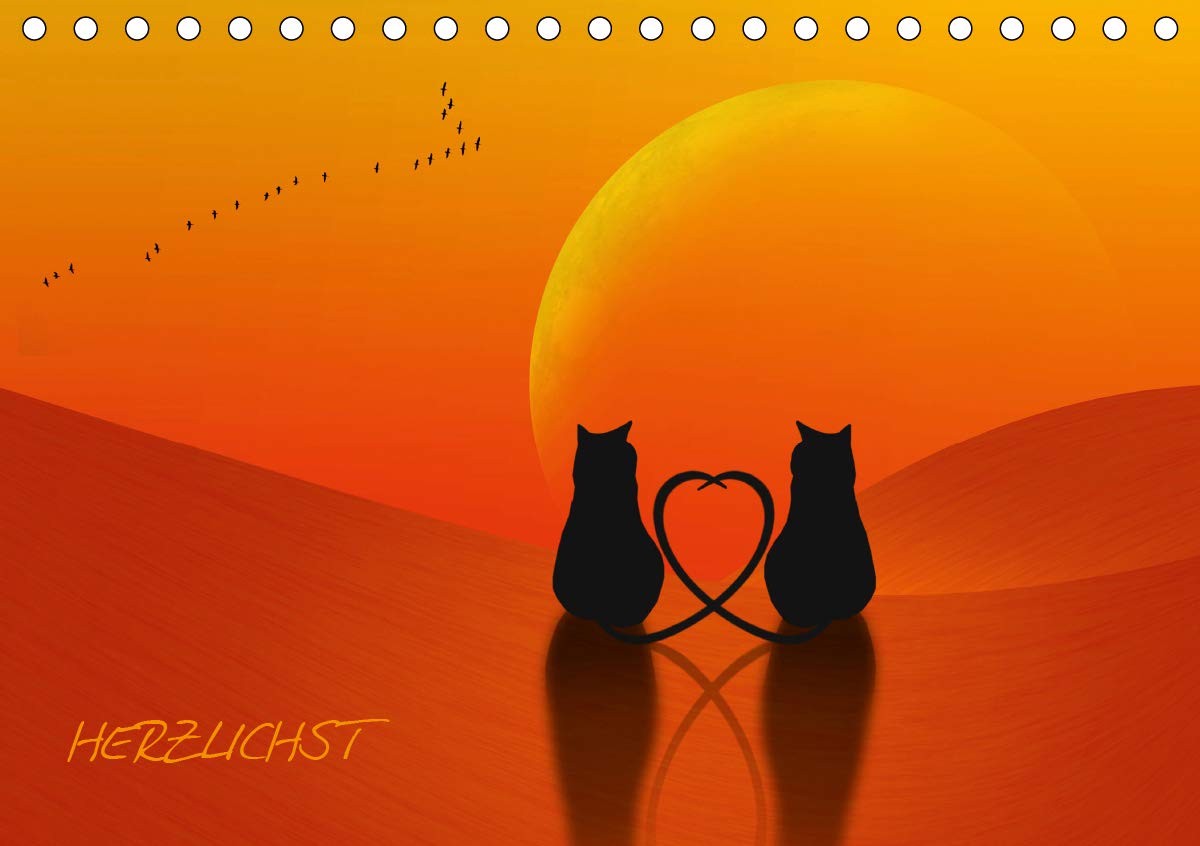 HERZLICHST (Tischkalender 2020 DIN A5 quer): Herzen sind das Symbol der Liebe. (Monatskalender, 14 Seiten ) (CALVENDO Kunst) Film, Art & Culture
