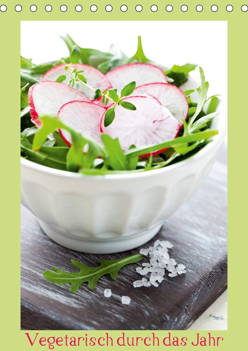 Vegetarisch durch das Jahr (Tischkalender 2020 DIN A5 hoch): Es muss nicht immer Fleisch sein, vegetarische Gaumenfreuden begleiten Sie durch's Jahr. (Monatskalender, 14 Seiten ) (CALVENDO Lifestyle) Leisure, Home & Garden