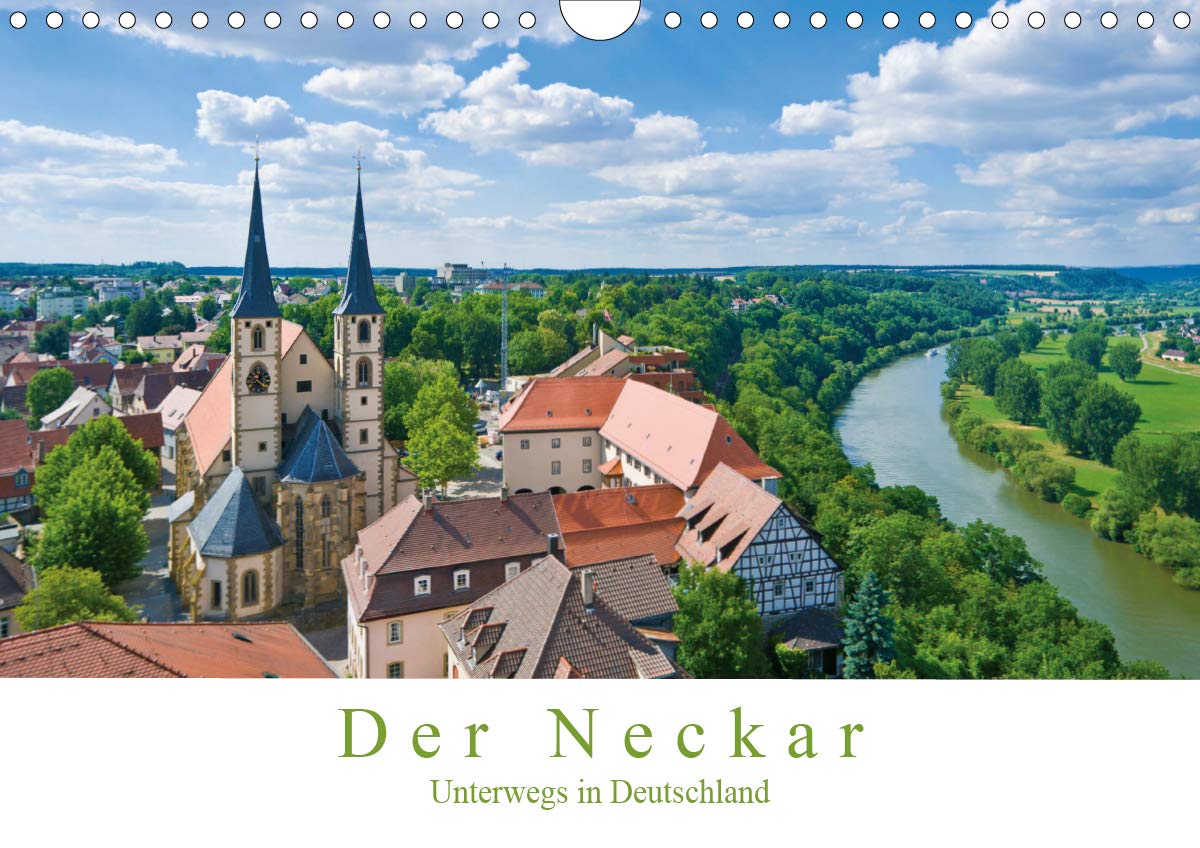 Der Neckar - Unterwegs in Deutschland (Wandkalender 2020 DIN A4 quer): Natur- und Kulturerbe Neckar (Monatskalender, 14 Seiten ) (CALVENDO Orte) Calendars