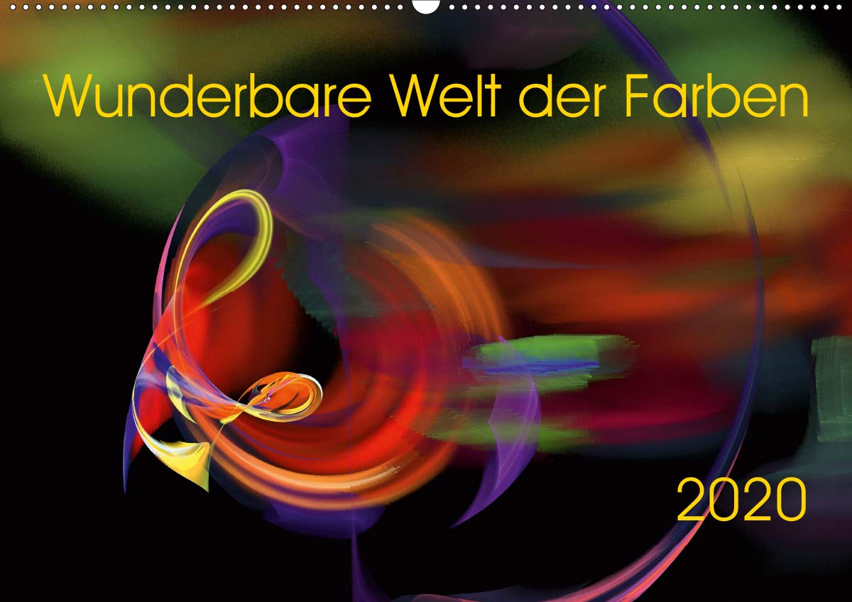 Wunderbare Welt der Farben 2020 (Wandkalender 2020 DIN A2 quer): Farbenfrohe Digitale Kunst (Monatskalender, 14 Seiten ) (CALVENDO Kunst) Leisure, Home & Garden