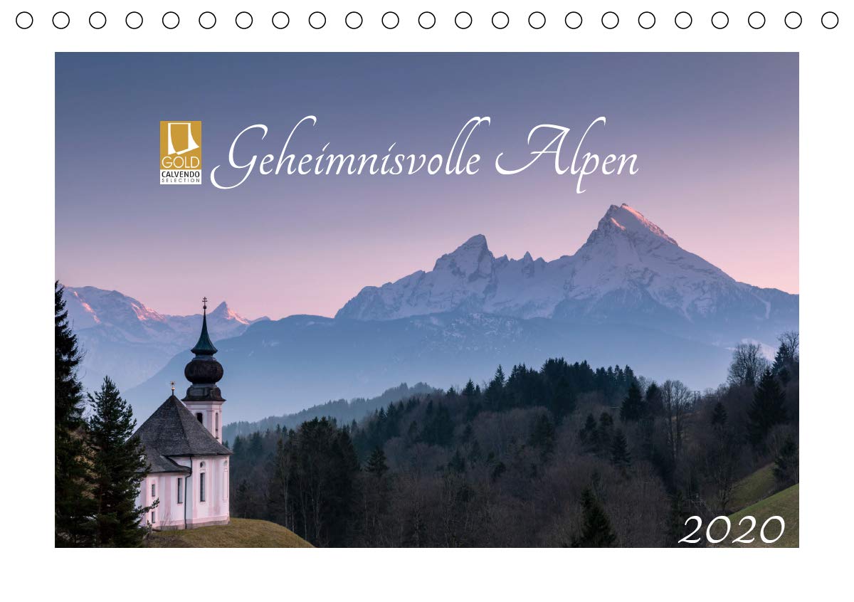 Geheimnisvolle Alpen (Tischkalender 2020 DIN A5 quer): Atemberaubende Fotos von Berggipfeln und Bergseen (Monatskalender, 14 Seiten ) (CALVENDO Natur) Photography
