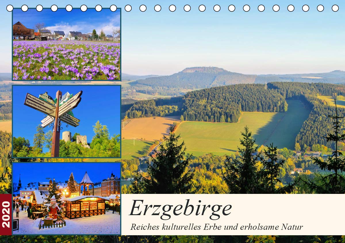 Erzgebirge - Reiches kulturelles Erbe und erholsame Natur (Tischkalender 2020 DIN A5 quer): Eine fotografische Reise ins sächsische Erzgebirge (Monatskalender, 14 Seiten ) (CALVENDO Orte) Leisure, Home & Garden