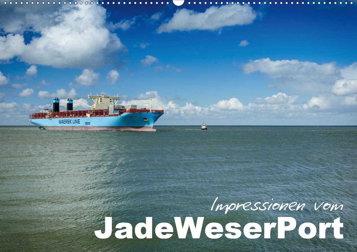 Impressionen vom JadeWeserPort (Wandkalender 2020 DIN A2 quer): Bilder vom JadeWeserPort, Wilhelmshaven (Monatskalender, 14 Seiten ) (CALVENDO Orte) Leisure, Home & Garden