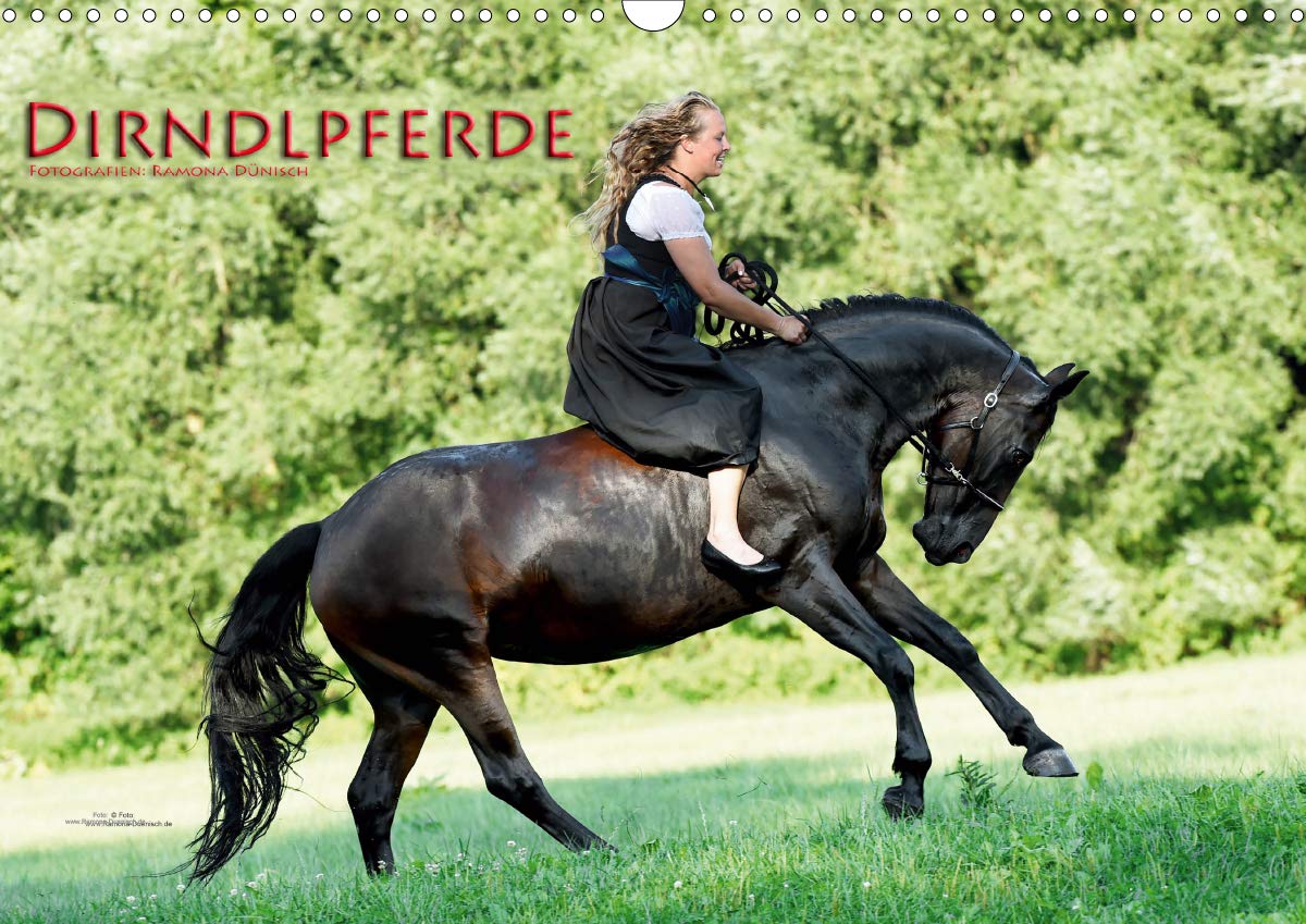 Dirndlpferde (Wandkalender 2020 DIN A3 quer): Wunderbare Dirndl und besondere Pferde (Monatskalender, 14 Seiten ) (CALVENDO Menschen) Leisure, Home & Garden
