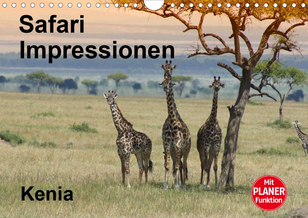 Safari Impressionen . Kenia (Wandkalender 2020 DIN A4 quer): Safari Eindrücke aus Kenia: Wildlife pur (Geburtstagskalender, 14 Seiten ) (CALVENDO Tiere) Calendars