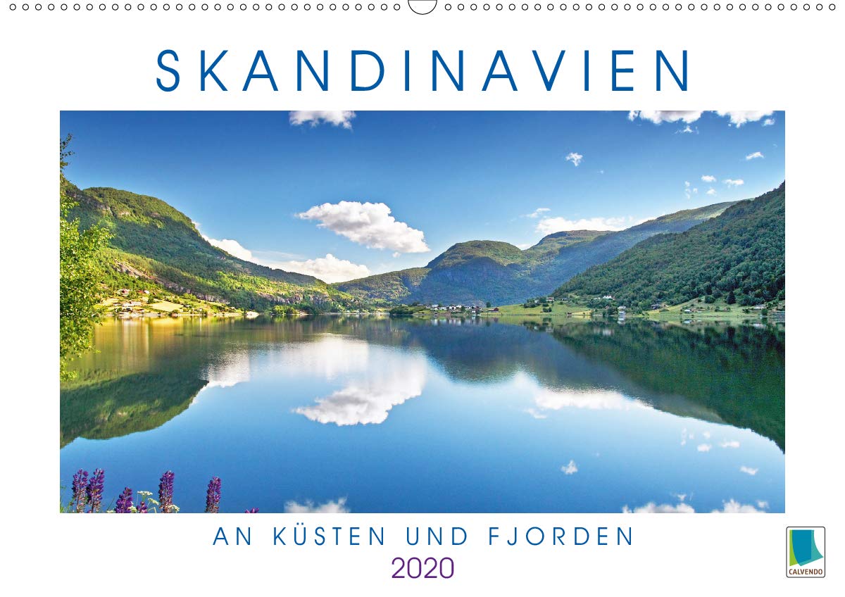 Skandinavien: An Küsten und Fjorden (Wandkalender 2020 DIN A2 quer): Skandinavien: Nordische Natur (Monatskalender, 14 Seiten ) (CALVENDO Orte) Leisure, Home & Garden