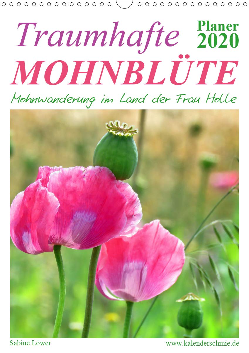 Traumhafte Mohnblüte (Wandkalender 2020 DIN A3 hoch): Mohnblütenwanderung in Germerode am Hohen Meißner (Familienplaner, 14 Seiten ) (CALVENDO Natur) Living & Furnishing