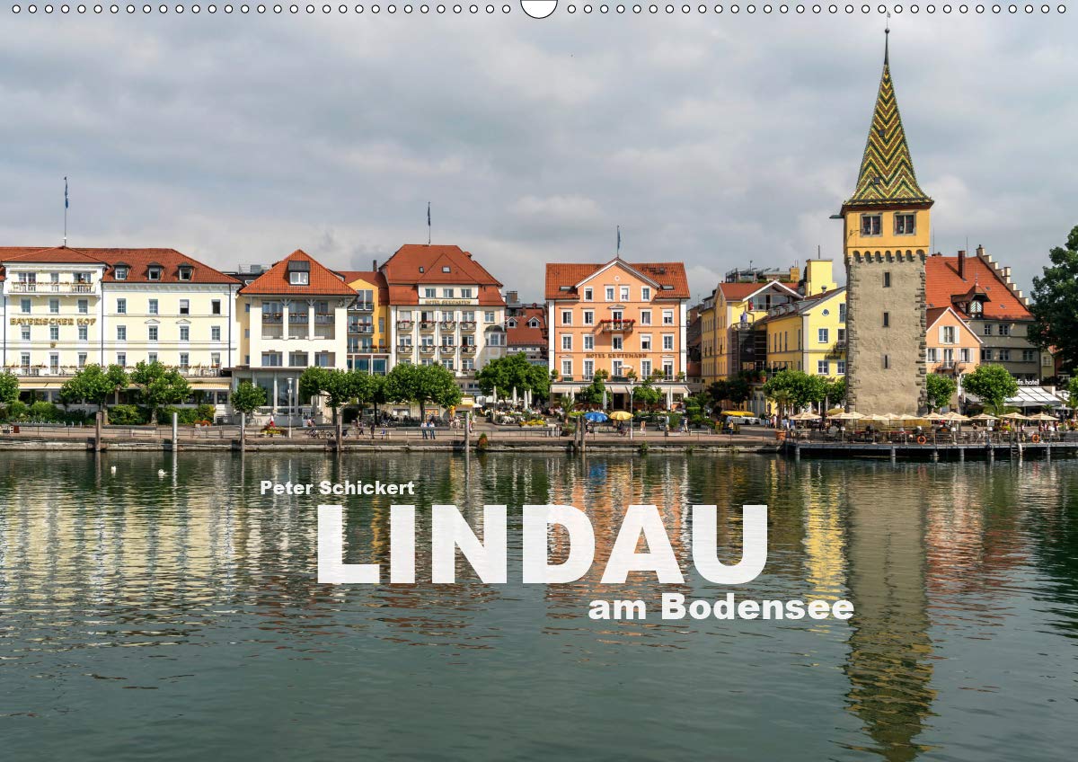 Lindau am Bodensee (Wandkalender 2020 DIN A2 quer): Die wunderbare Altstadt von Lindau am Bodensee (Monatskalender, 14 Seiten ) (CALVENDO Orte) Leisure, Home & Garden