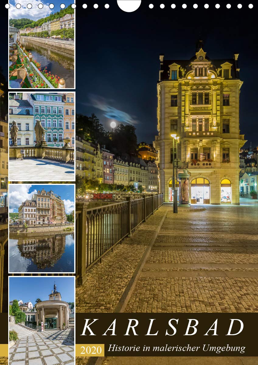KARLSBAD Historie in malerischer Umgebung (Wandkalender 2020 DIN A4 hoch): Highlight im Westböhmischen Bäderdreieck (Monatskalender, 14 Seiten ) (CALVENDO Orte) Leisure, Home & Garden