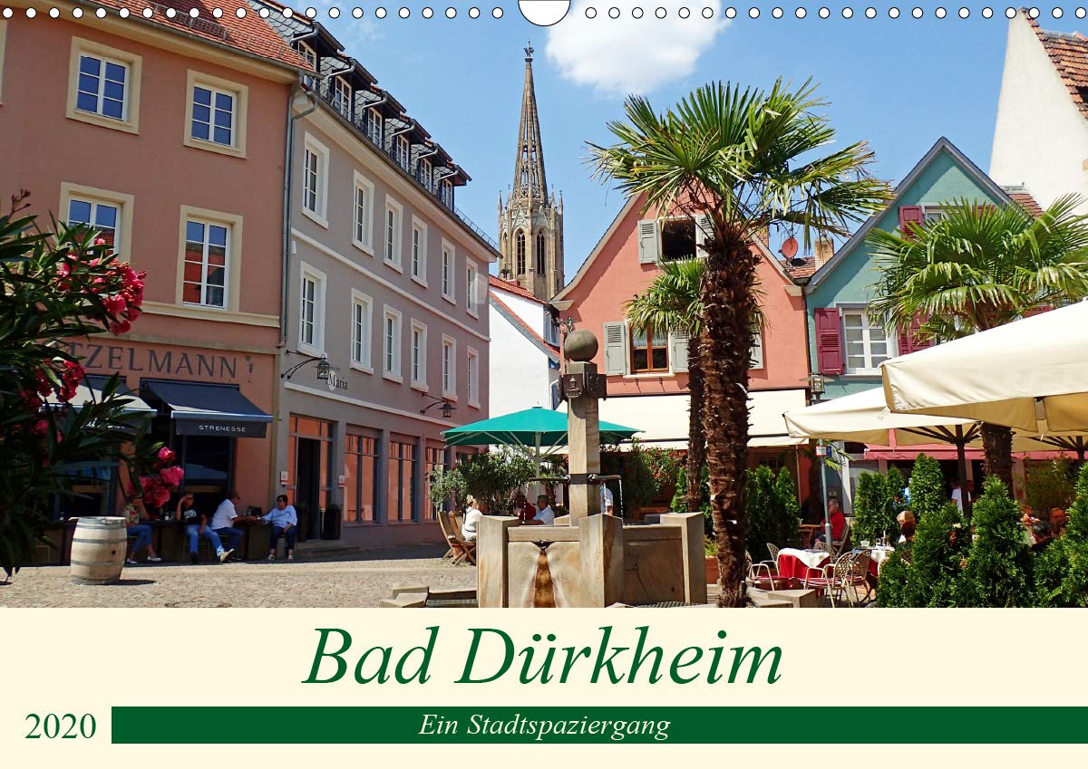 Bad Dürkheim Ein Stadtspaziergang (Wandkalender 2020 DIN A3 quer): Die beliebte Kurstadt Bad Dürkheim an der Südlichen Weinstraße ist bekannt durch ... (Monatskalender, 14 Seiten ) (CALVENDO Orte) Leisure, Home & Garden