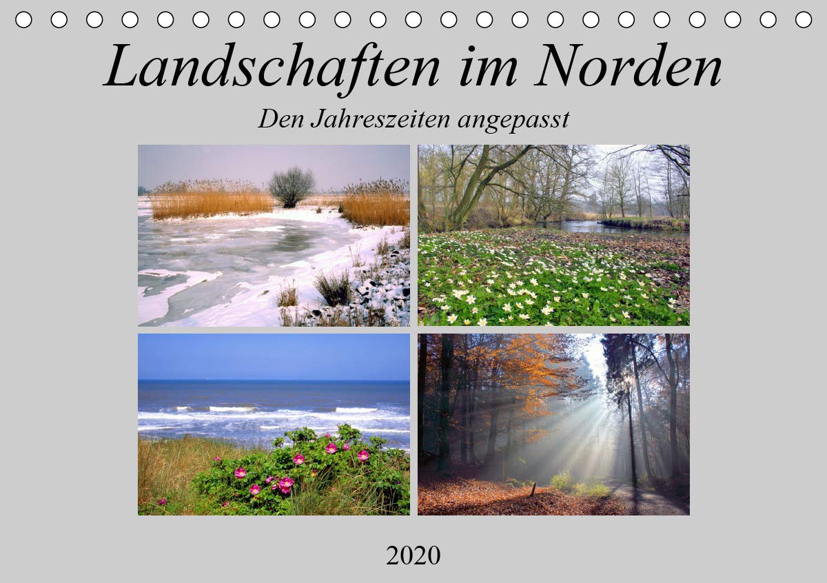 Landschaften im Norden, Den Jahreszeiten angepasst (Tischkalender 2020 DIN A5 quer): Schöne Landschaften während des ganzen Jahres (Monatskalender, 14 Seiten ) (CALVENDO Natur) Film, Art & Culture