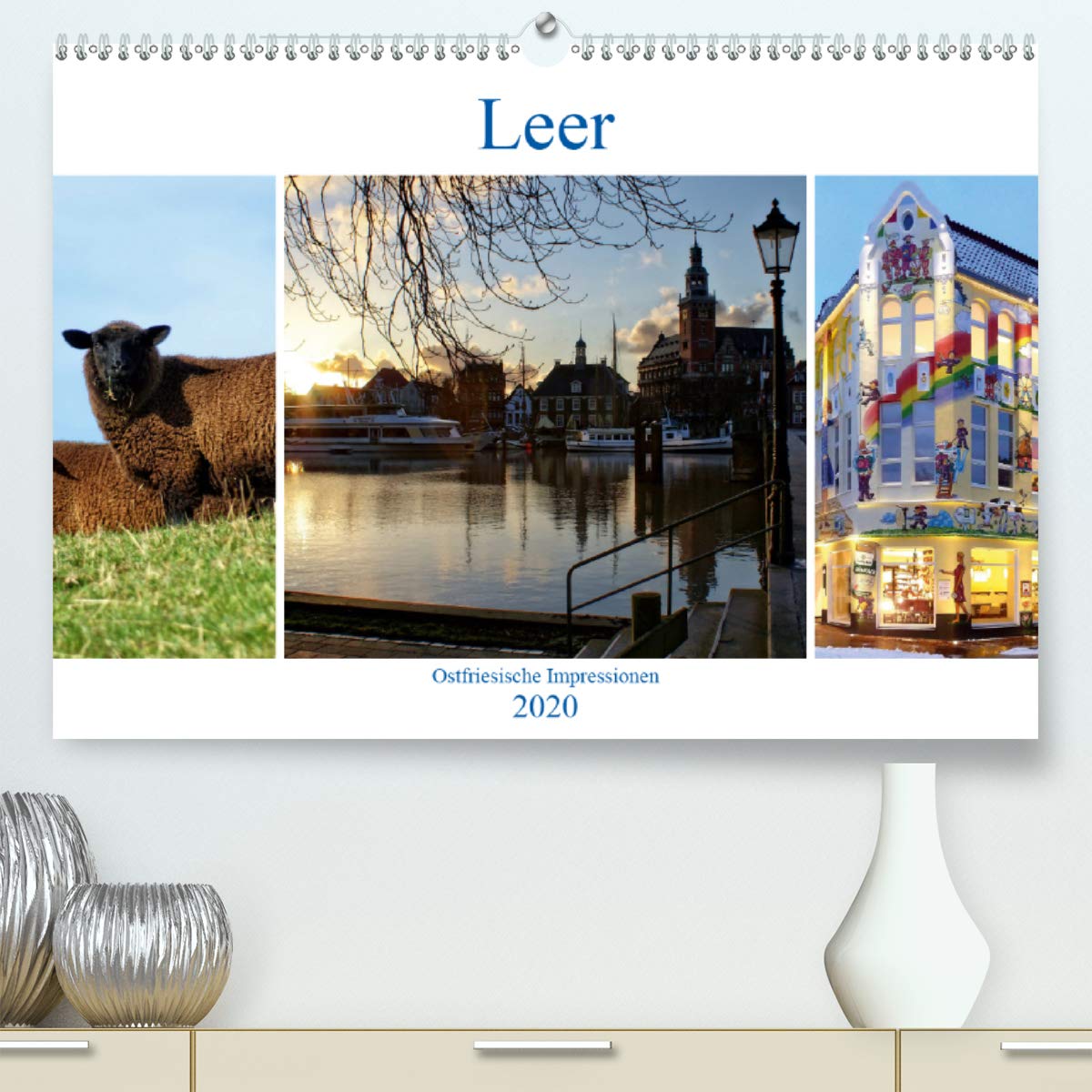 Leer - Ostfriesische Impressionen 2020 (Premium, hochwertiger DIN A2 Wandkalender 2020, Kunstdruck in Hochglanz): Leer, das Tor zu Ostfriesland. (Monatskalender, 14 Seiten ) (CALVENDO Orte) Leisure, Home & Garden