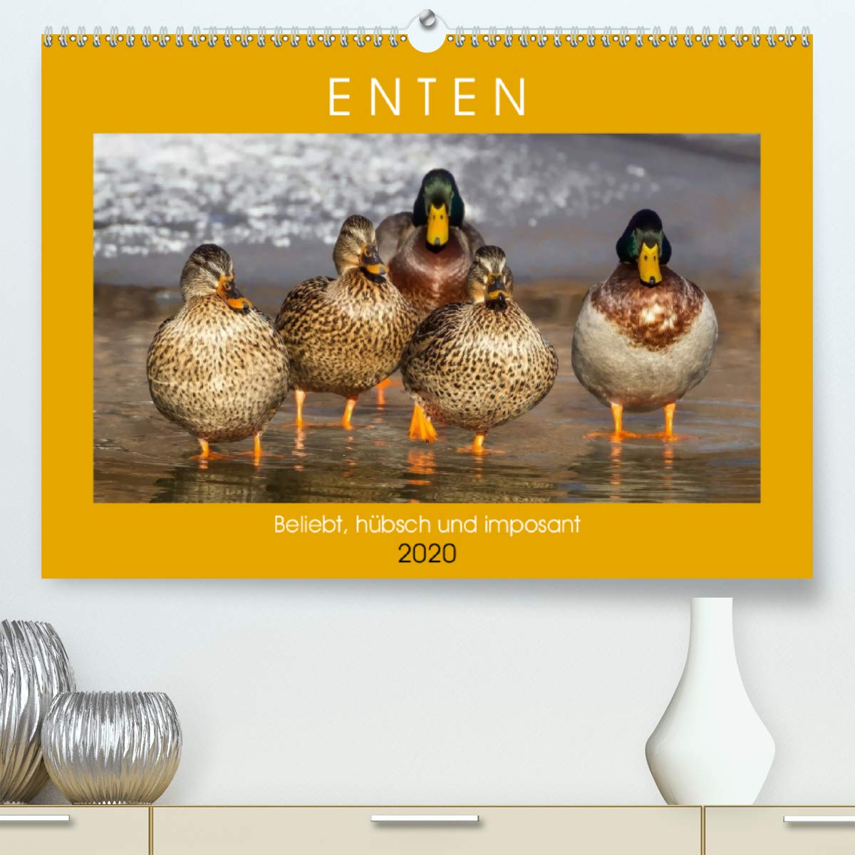 Enten. Beliebt, hübsch und imposant (Premium, hochwertiger DIN A2 Wandkalender 2020, Kunstdruck in Hochglanz): Die lustigen Watschler am Teich und See (Monatskalender, 14 Seiten ) (CALVENDO Tiere) Living & Furnishing