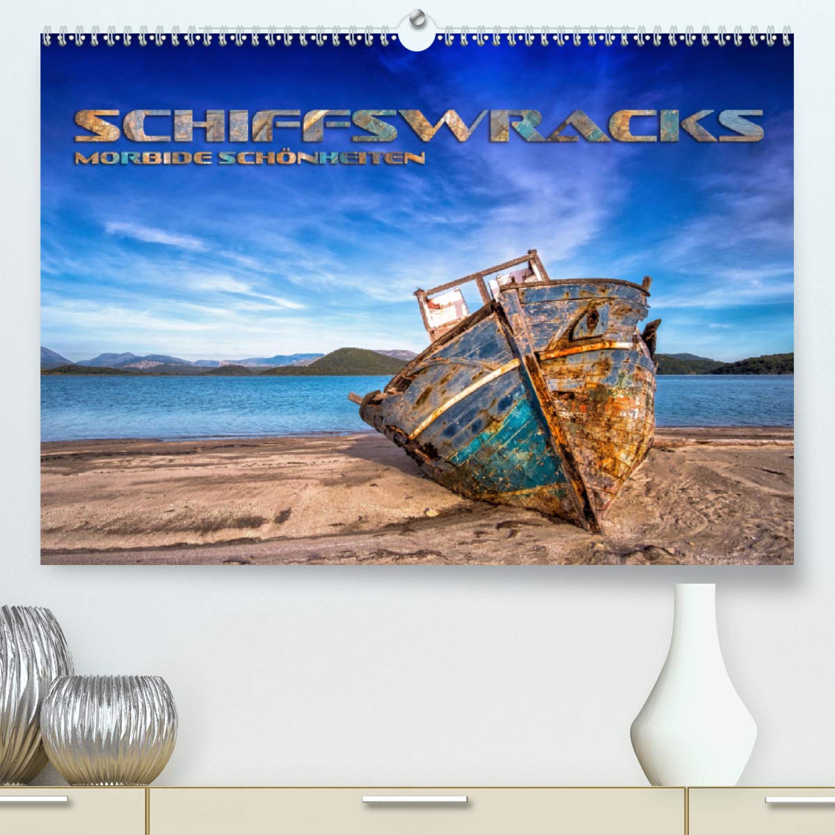 Schiffswracks - morbide Schönheiten (Premium, hochwertiger DIN A2 Wandkalender 2020, Kunstdruck in Hochglanz): Fesselnde Fotografien von ... (Monatskalender, 14 Seiten ) (CALVENDO Natur) Leisure, Home & Garden