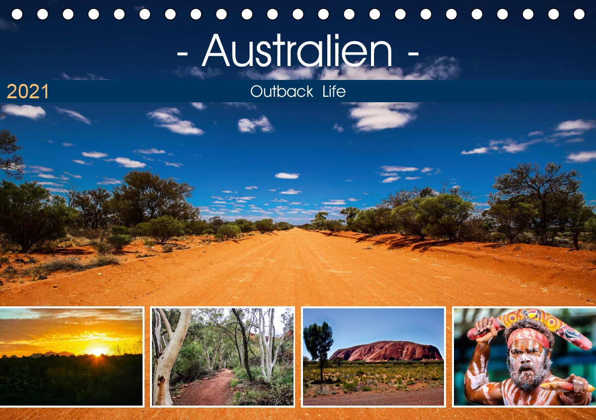 Outback Life - Australien (Tischkalender 2021 DIN A5 quer): Outback Impressionen (Monatskalender, 14 Seiten ) (CALVENDO Orte) Leisure, Home & Garden