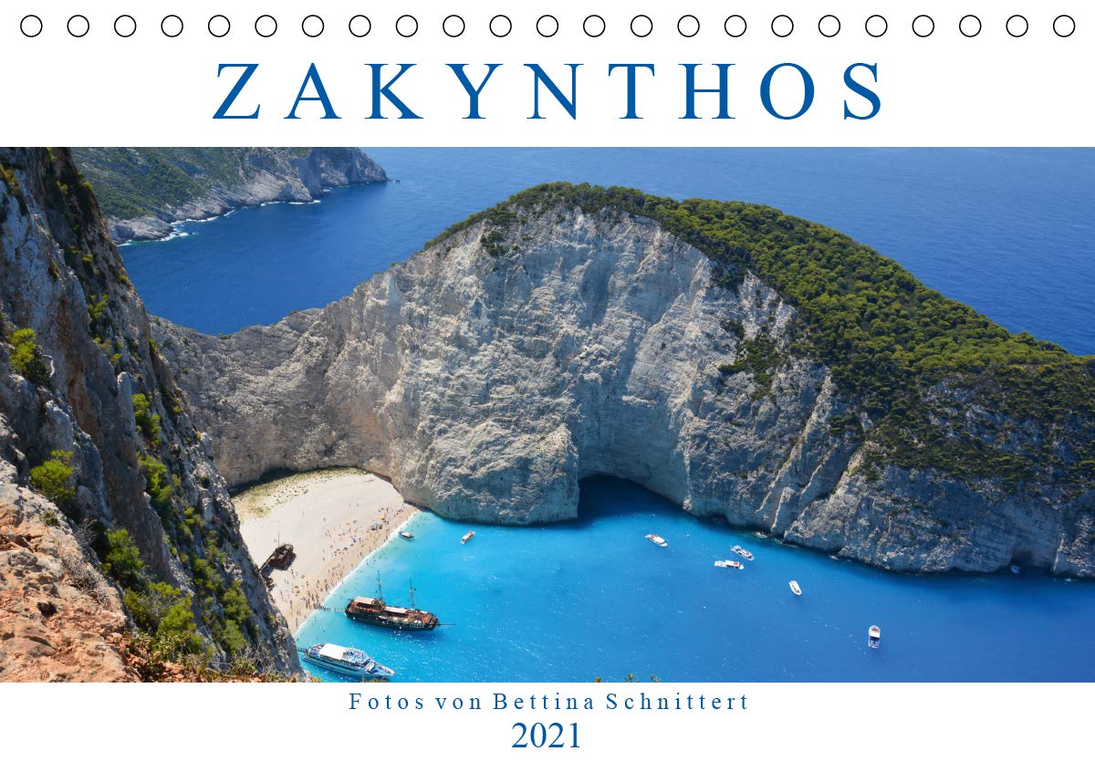 Zakynthos 2021 (Tischkalender 2021 DIN A5 quer): Fotografien von der ionischen Insel Zakynthos (Monatskalender, 14 Seiten ) (CALVENDO Orte) Leisure, Home & Garden