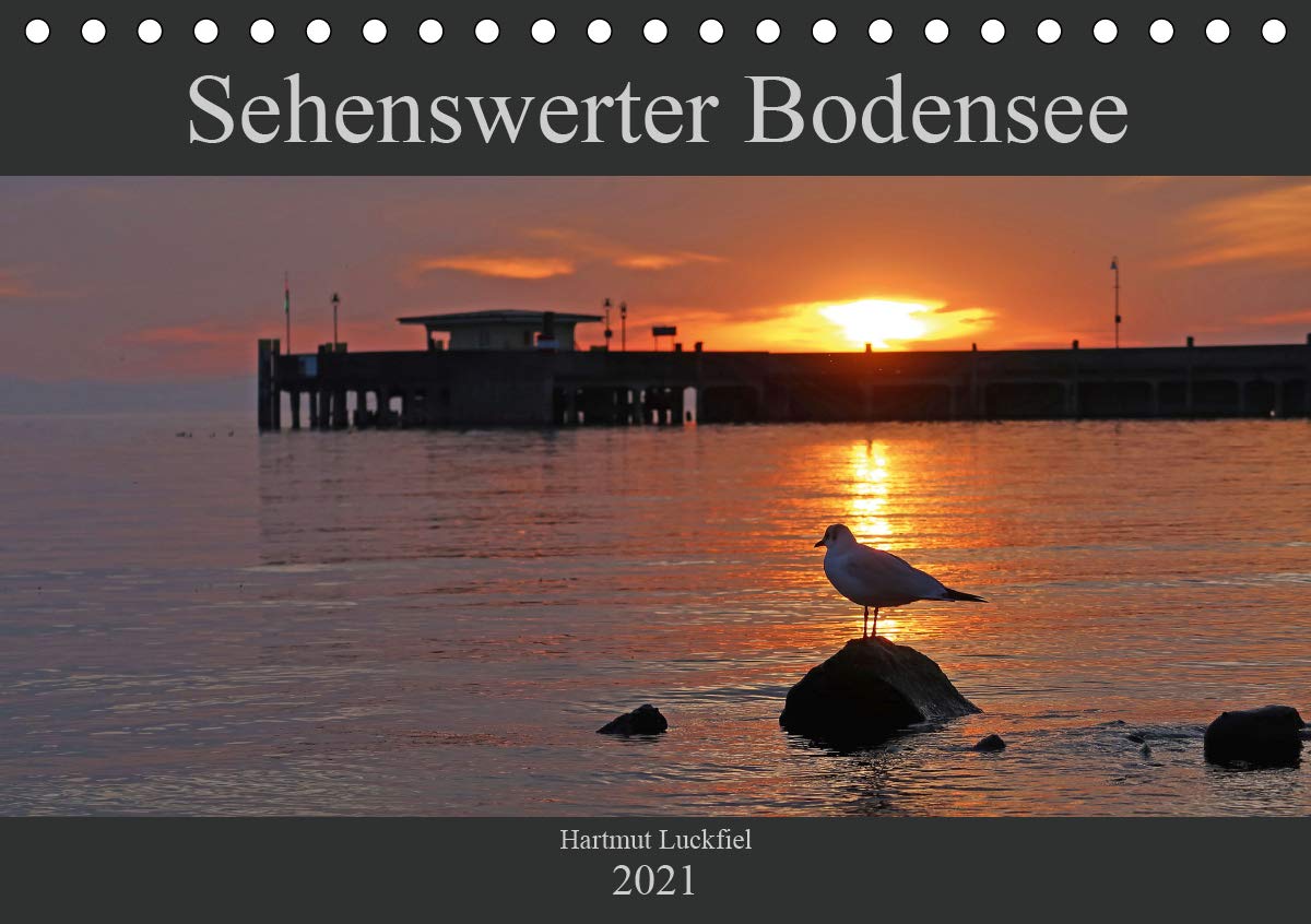 Sehenswerter Bodensee (Tischkalender 2021 DIN A5 quer): Stimmungsvolle Fotos, tolle Lichteffekte (Monatskalender, 14 Seiten ) (CALVENDO Orte) Leisure, Home & Garden
