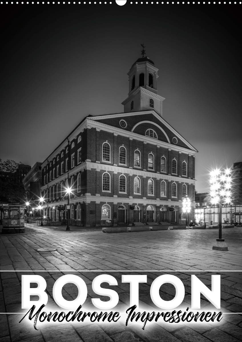 BOSTON Monochrome Impressionen (Wandkalender 2021 DIN A2 hoch): Wahrzeichen und urbane Perspektiven (Monatskalender, 14 Seiten ) (CALVENDO Orte) Leisure, Home & Garden