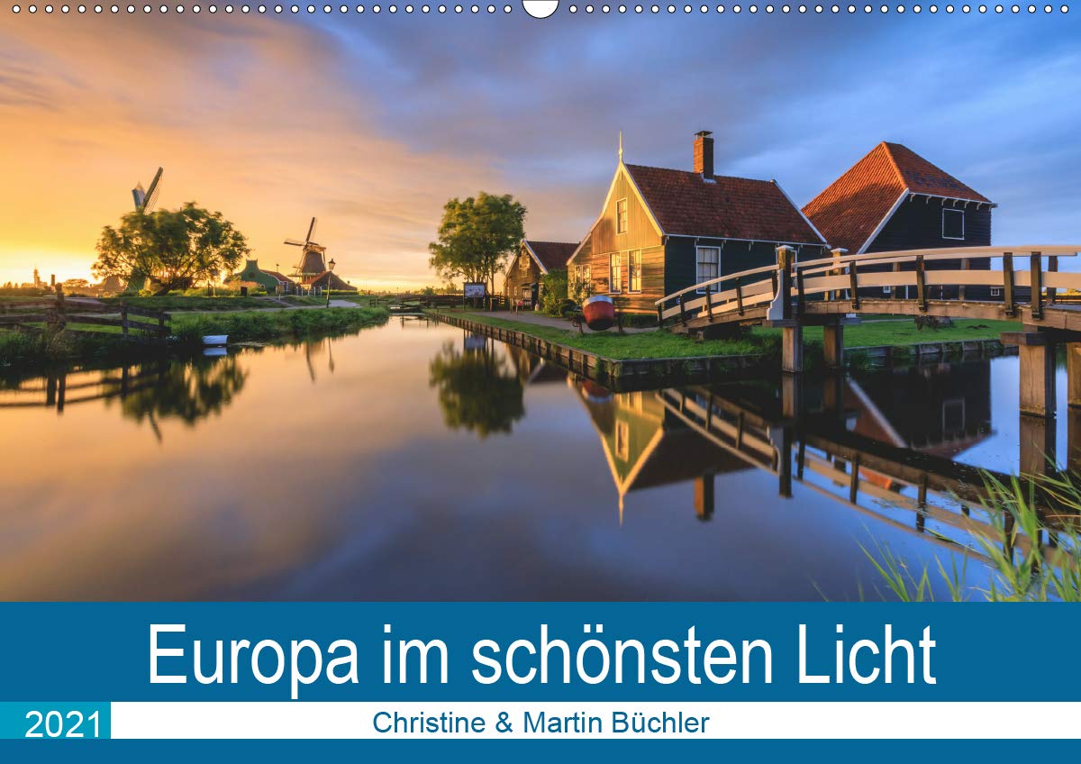 Europa im schönsten Licht (Wandkalender 2021 DIN A2 quer): Faszination Reisen (Monatskalender, 14 Seiten ) (CALVENDO Orte) Leisure, Home & Garden