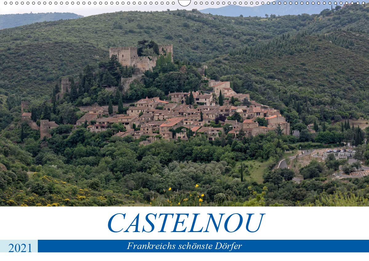 Frankreichs schönste Dörfer - Castelnou (Wandkalender 2021 DIN A2 quer): Rundgang durch eins der schönsten Dörfer Frankreichs (Monatskalender, 14 Seiten ) (CALVENDO Orte) Leisure, Home & Garden