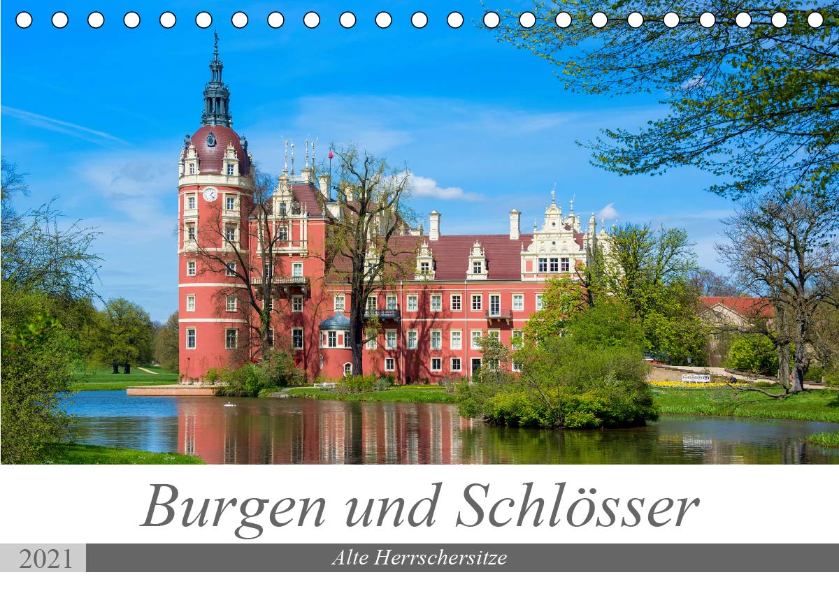 Alte Herrschersitze (Tischkalender 2021 DIN A5 quer): Historische Herrschersitze (Monatskalender, 14 Seiten ) (CALVENDO Orte) Leisure, Home & Garden