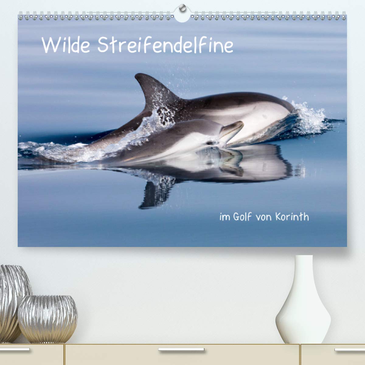 Wilde Streifendelfine im Golf von Korinth (Premium, hochwertiger DIN A2 Wandkalender 2021, Kunstdruck in Hochglanz): Mit Delfinen unter griechischer Sonne (Monatskalender, 14 Seiten ) (CALVENDO Tiere) Leisure, Home & Garden
