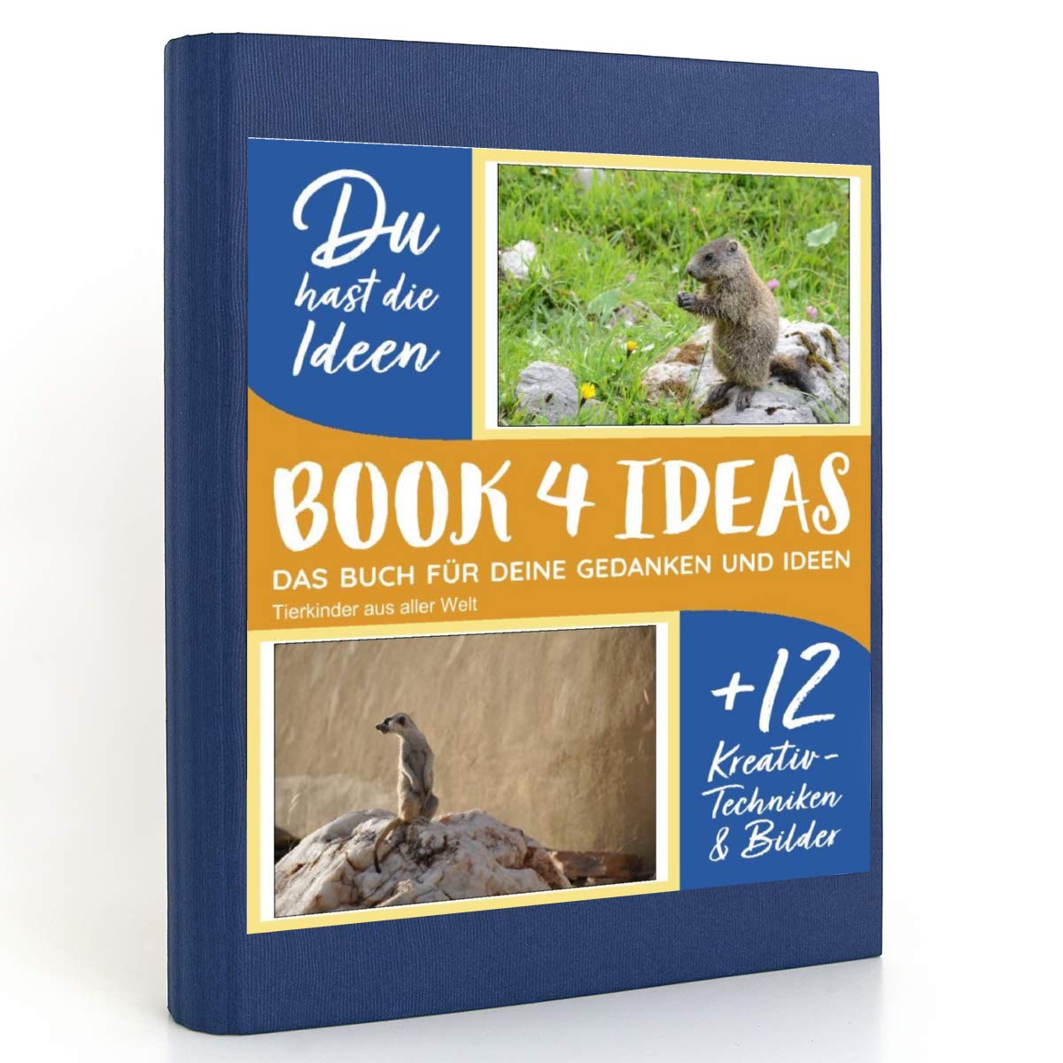 BOOK 4 IDEAS modern | Tierkinder aus aller Welt, Notizbuch, Bullet Journal mit Kreativitätstechniken und Bildern, DIN A5: Kleinkinder und Teenager der Tierwelt auf Entdeckungstour Photography