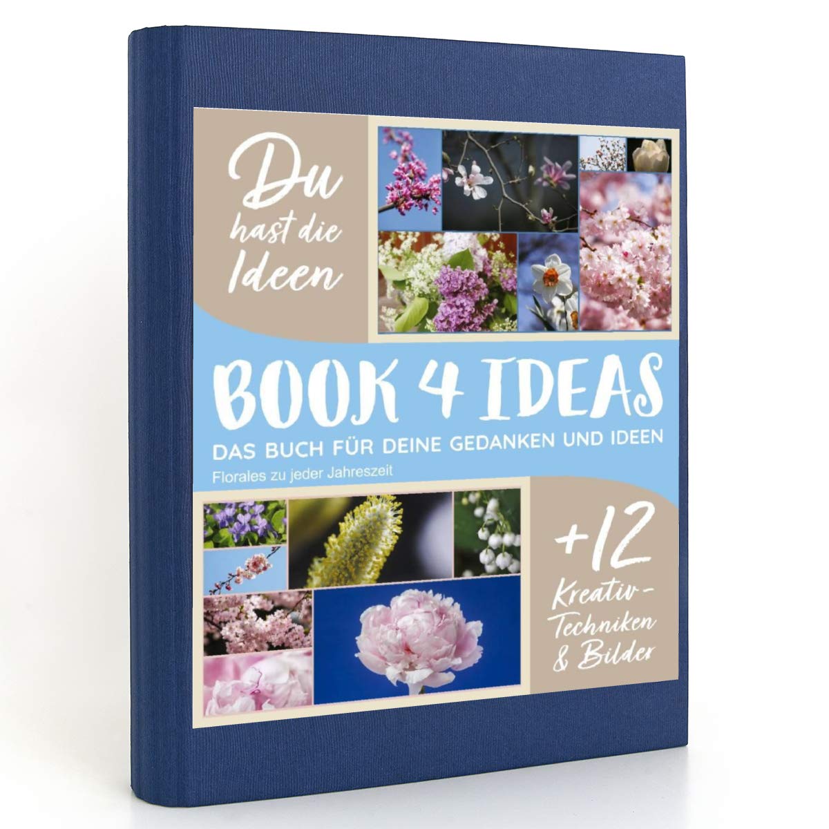 BOOK 4 IDEAS modern | Florales zu jeder Jahreszeit, Notizbuch, Bullet Journal mit Kreativitätstechniken und Bildern, DIN A5: Pflanzenmotive, passend zu den Monaten Living & Furnishing