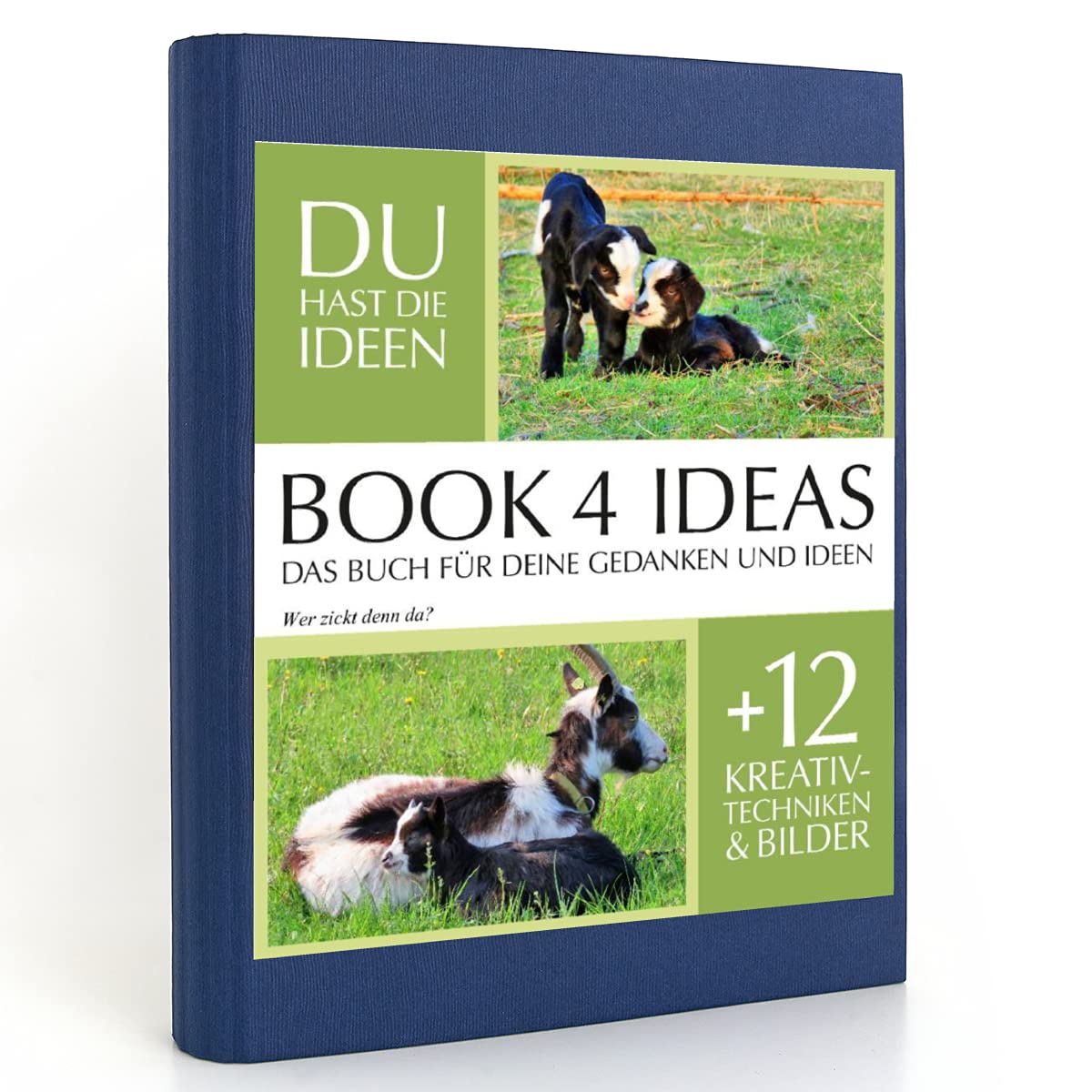 BOOK 4 IDEAS classic | Wer zickt denn da?, Notizbuch, Bullet Journal mit Kreativitätstechniken und Bildern, DIN A5: Freche Ziegen auf Wiesen und Weiden Living & Furnishing