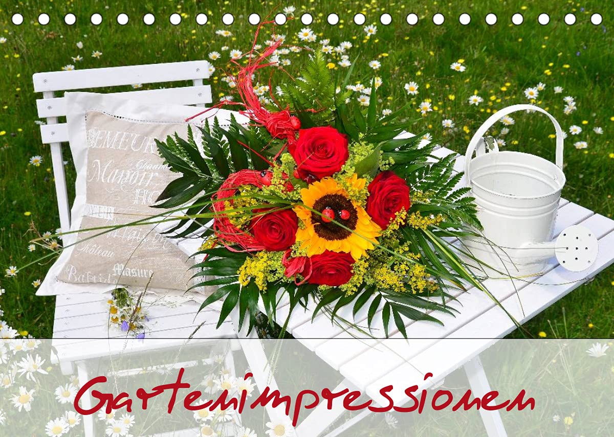 Romantische Gartenimpressionen (Tischkalender 2022 DIN A5 quer): Ein Garten ist eine Oase für Ruhe und Entspannung. Genießen Sie einen Augenblick ... (Monatskalender, 14 Seiten ) (CALVENDO Natur) Garden & Plants