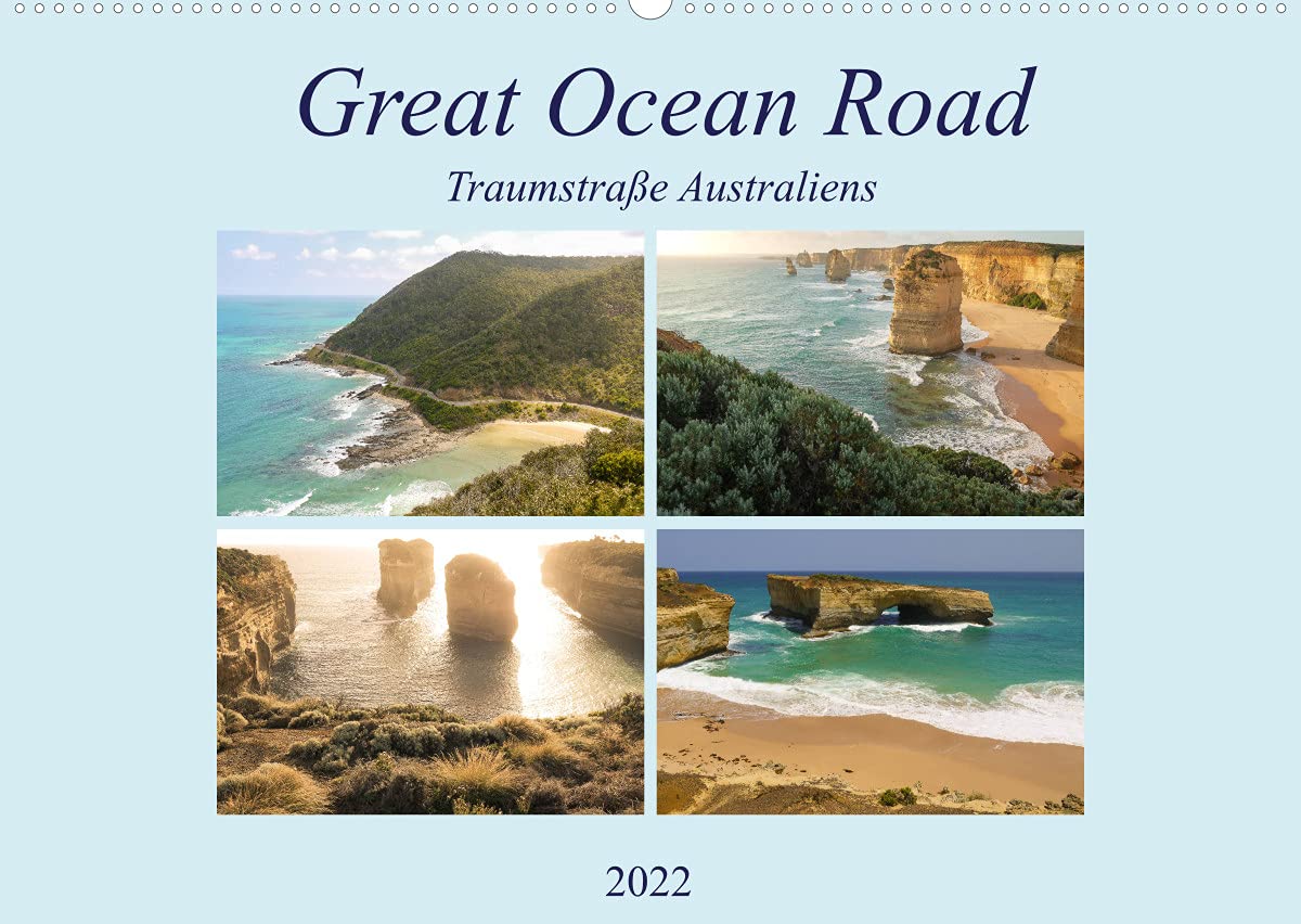 Great Ocean Road - Traumstraße Australiens (Wandkalender 2022 DIN A2 quer): Die schönsten Landschaften der berühmten Great Ocean Road (Monatskalender, 14 Seiten ) (CALVENDO Orte) Leisure, Home & Garden