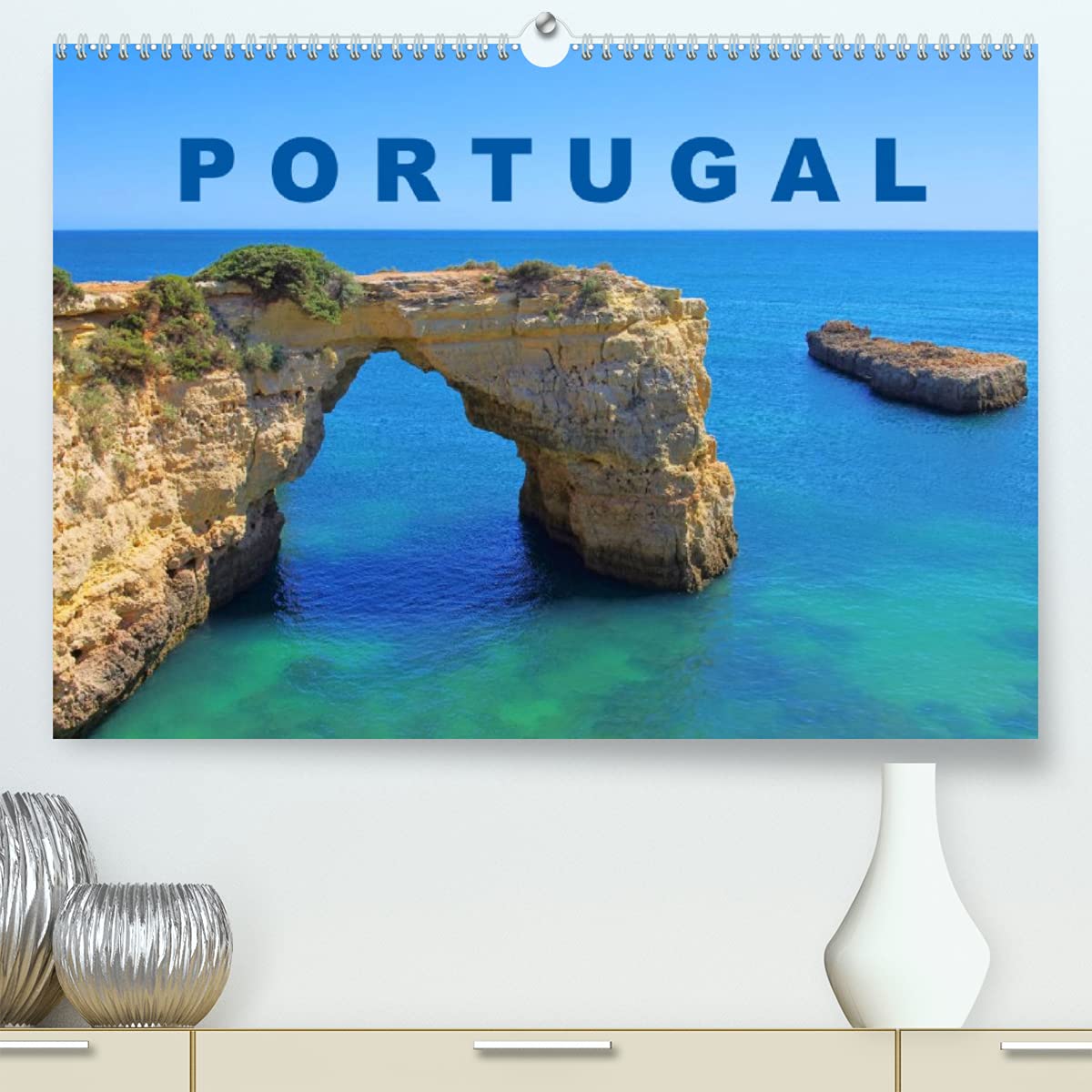 Portugal (Premium, hochwertiger DIN A2 Wandkalender 2022, Kunstdruck in Hochglanz): Dieser Fotokalender führt Sie zu vielen Highlights in dem Land am ... (Monatskalender, 14 Seiten ) (CALVENDO Orte) Leisure, Home & Garden